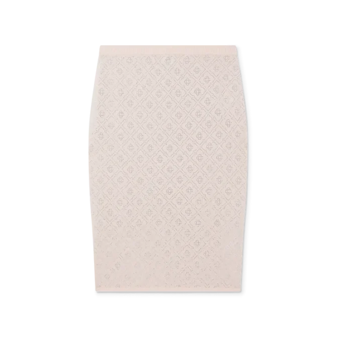 Crystal Monogram gebreide rok