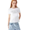 Crystal Warped Logo getailleerd Short met korte mouwen Crystal Warped Logo getailleerd Short met korte mouwen