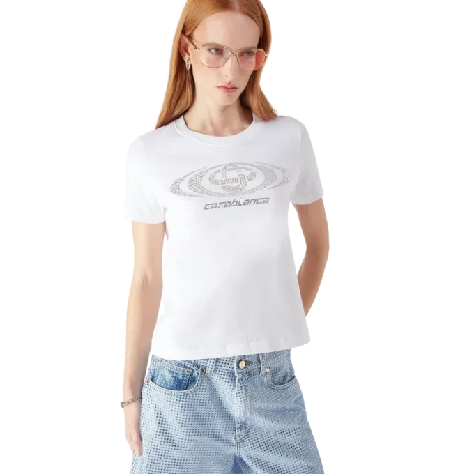 Crystal Warped Logo getailleerd Short met korte mouwen Crystal Warped Logo getailleerd Short met korte mouwen