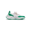 Dames Atlantis sneaker in wit en tennisgroen Dames Atlantis sneaker in wit en tennisgroen