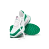 Dames Atlantis sneaker in wit en tennisgroen Dames Atlantis sneaker in wit en tennisgroen