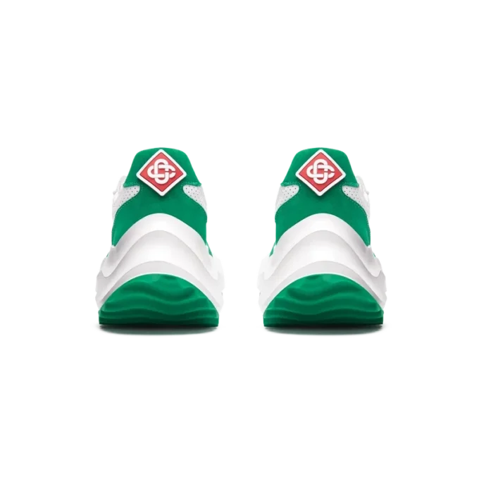 Dames Atlantis sneaker in wit en tennisgroen Dames Atlantis sneaker in wit en tennisgroen