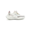 Dames Atlantis witte & chromen sneaker