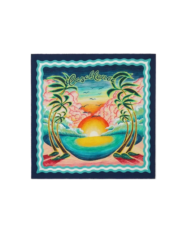Danse De La Mer middelgrote zijden sjaal Danse De La Mer middelgrote zijden sjaal