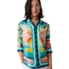 Danse De La Mer zijden overhemd met lange mouwen Danse De La Mer zijden overhemd met lange mouwen