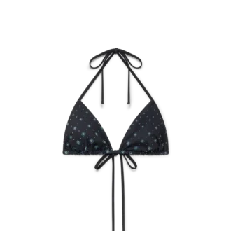 Degrade Black Monogram-bikinitop