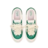 Del Mar witte en groene sneaker voor heren Del Mar witte en groene sneaker voor heren