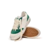 Del Mar witte en groene sneaker voor heren Del Mar witte en groene sneaker voor heren