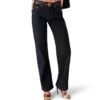 Denim overhemd met geborduurd logo Denim overhemd met geborduurd logo