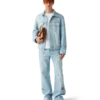 Denimjasje met geborduurd motief Denimjasje met geborduurd motief