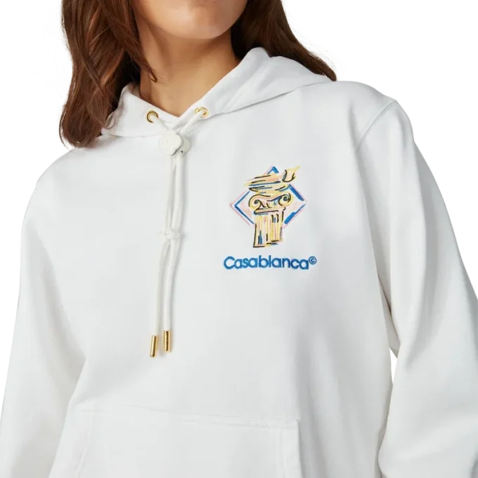 Diamond Column-sweatshirt met capuchon