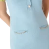 Dubbelzijdige merino mini-jurk Dubbelzijdige merino mini-jurk