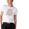 Emblem getailleerd T-shirt met korte mouwen Emblem getailleerd T-shirt met korte mouwen