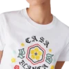 Emblem getailleerd T-shirt met korte mouwen Emblem getailleerd T-shirt met korte mouwen