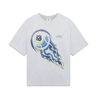 Flaming Tennis Ball Oversized Short Sleeve T-shirt