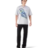 Flaming Tennis Ball Oversized Short Sleeve T-shirt