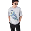Flaming Tennis Ball Oversized Short Sleeve T-shirt