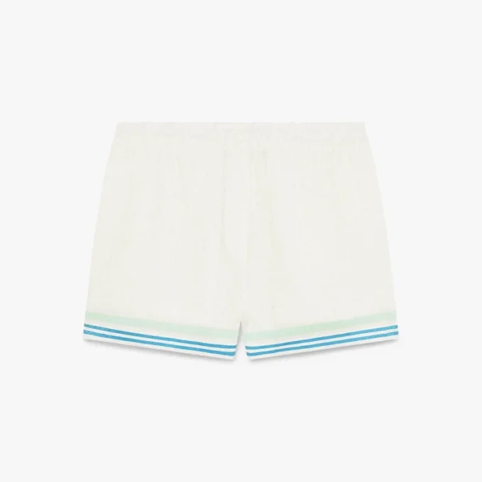Floral Cc Smile Monogram Jacquard zijden Shorts Floral Cc Smile Monogram Jacquard zijden Shorts