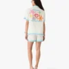 Floral Cc Smile Monogram Jacquard zijden Shorts Floral Cc Smile Monogram Jacquard zijden Shorts