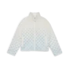 Geborduurd fleece jack met monogram in kleurverloop Geborduurd fleece jack met monogram in kleurverloop