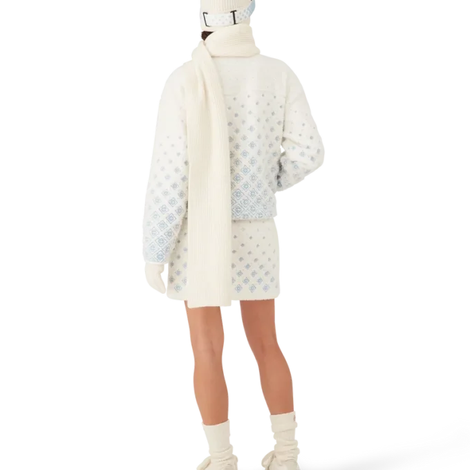 Geborduurd fleece jack met monogram in kleurverloop Geborduurd fleece jack met monogram in kleurverloop