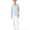 Gebreid piqué shortshirt met korte mouwen Gebreid piqué shortshirt met korte mouwen