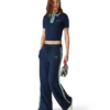 Gebreid tennispoloshirt