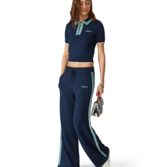 Gebreid tennispoloshirt