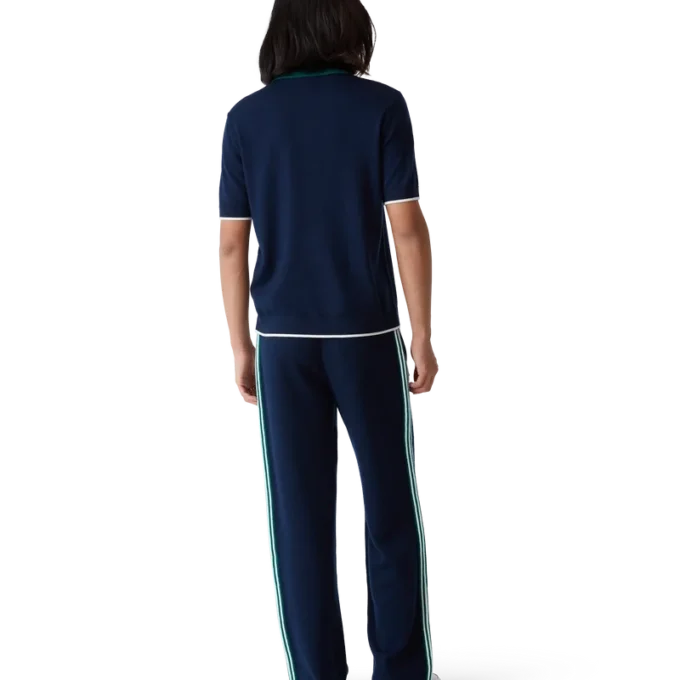 Gebreid tennispoloshirt