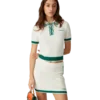 Gebreid tennispoloshirt