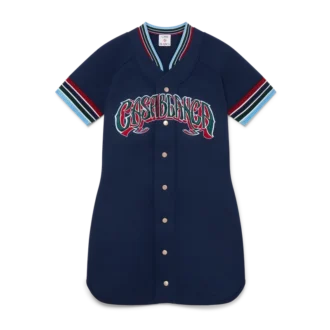 Gebreide baseballjurk