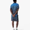 Gebreide Shorts met monogram in kleurverloop Gebreide Shorts met monogram in kleurverloop