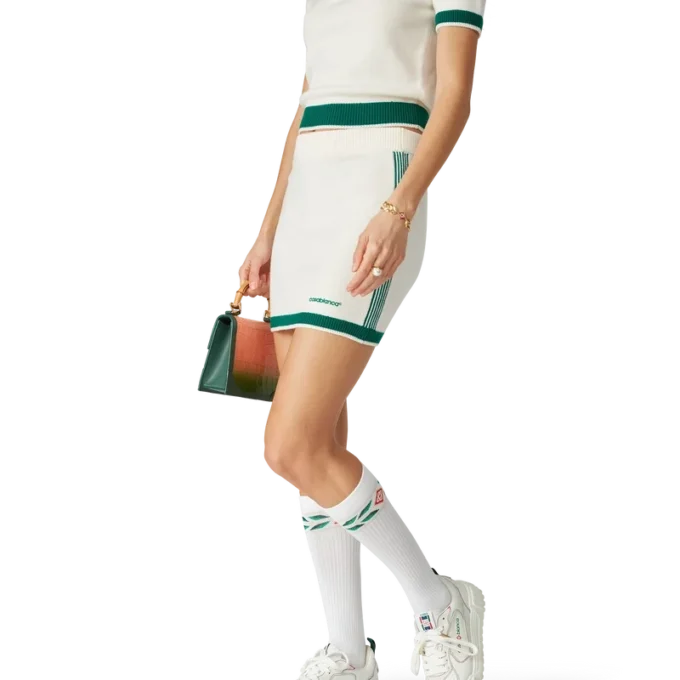 Gebreide tennisrok