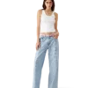 Geribbelde jersey tanktop Geribbelde jersey tanktop
