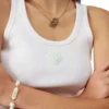 Geribbelde jersey tanktop Geribbelde jersey tanktop