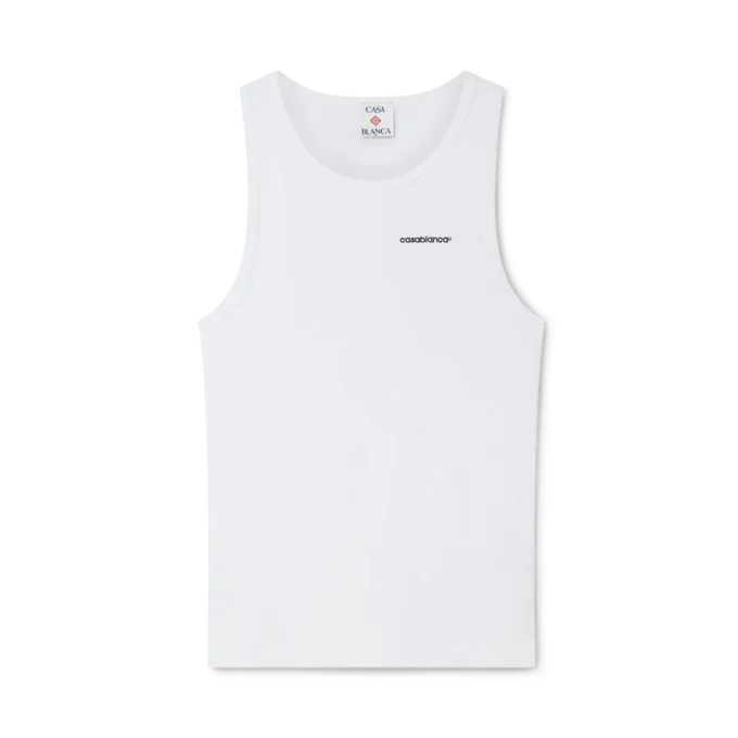 Geribbelde tanktop Geribbelde tanktop