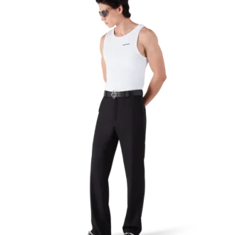 Geribbelde tanktop