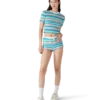 Gestreepte badstof top Gestreepte badstof top
