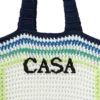 Gestreepte gehaakte tas Gestreepte gehaakte tas