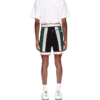 Gestreepte mesh-Shorts Gestreepte mesh-Shorts