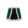 Gestreepte mesh-Shorts Gestreepte mesh-Shorts