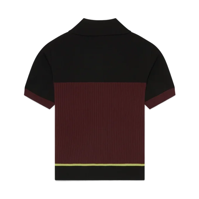 Gestrept poloshirt met korte mouwen Gestrept poloshirt met korte mouwen