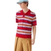 Gestreptes oversized Poloshirt