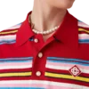 Gestreptes oversized Poloshirt