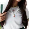 Getextureerde velours cropped tennishoodie Getextureerde velours cropped tennishoodie