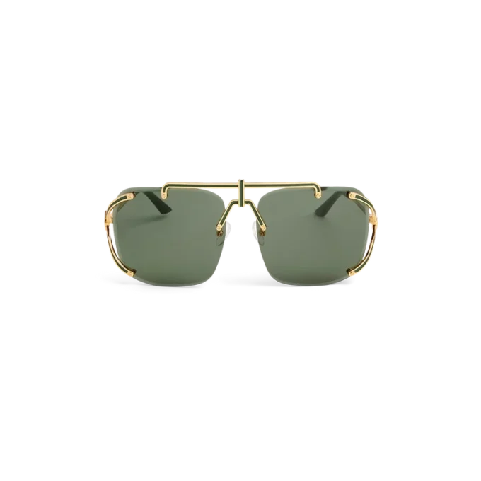 Goud & Groen de Pilot-zonnebril Goud & Groen de Pilot-zonnebril