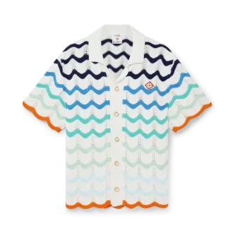 Gradient Wave gehaakt overhemd