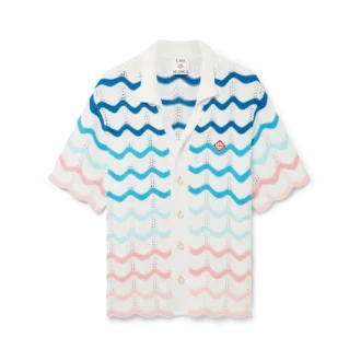Gradient Wave gehaakt overhemd