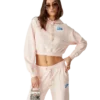 Greek Temple cropped hoodie
