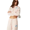 Greek Temple cropped hoodie